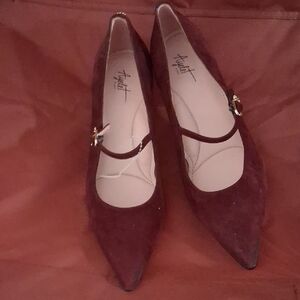 Burgundy Women's Shoes Ayelet By Naot New Size 9.5, 40.5. Kitten Heels